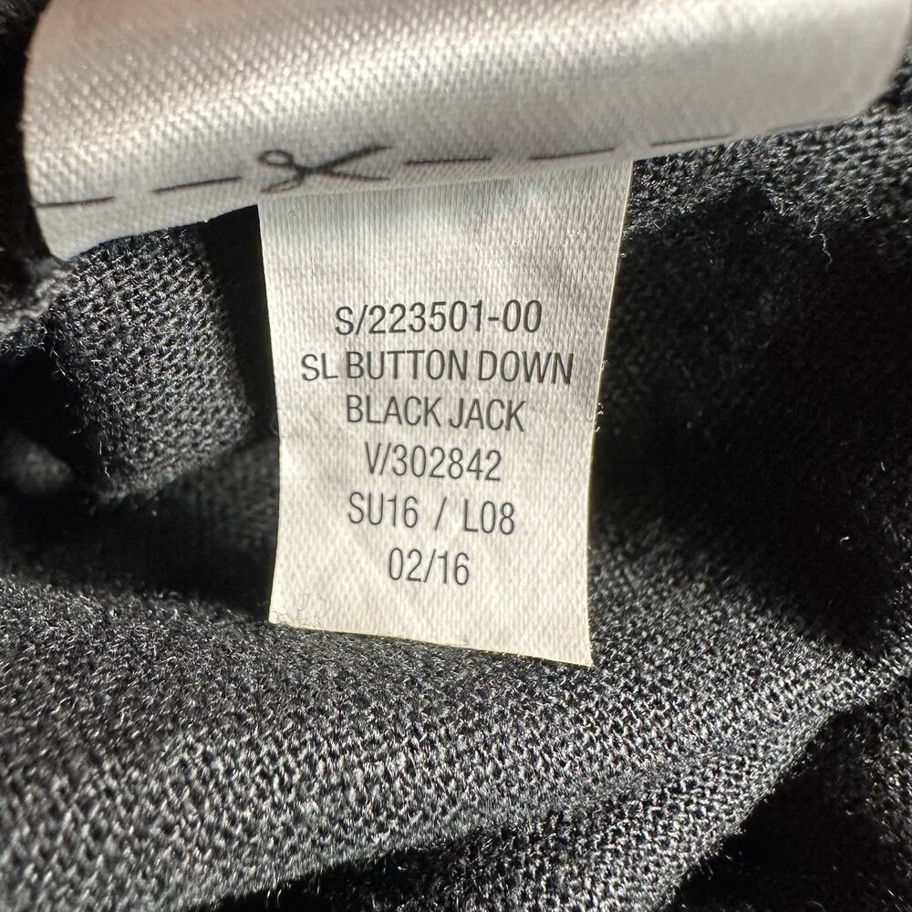Old Navy BLACK JACK Sz X Large Linen Blend Button Front Sleeveless Maxi Sundress - Picture 8 of 8